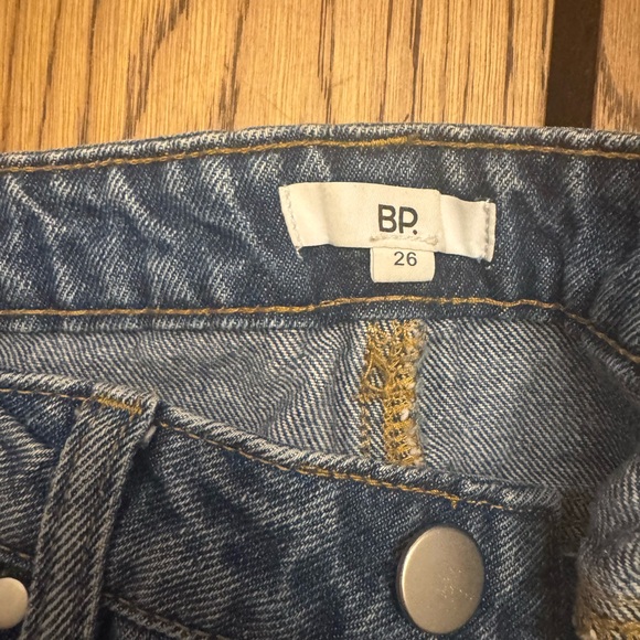 BP Straight Leg Jeans‎ Blue Playful Embroidery butterfly rainbow 90s Y2K Grunge - Picture 8 of 9